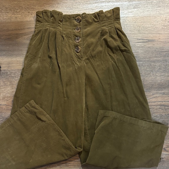Chelsea & Violet Olive Wide Leg Pants - Picture 1 of 3